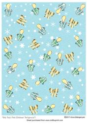 Baby Boys First Christmas Background 1