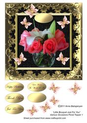 Little Bouquet Just for You Various Occasions Floral Tpr 1