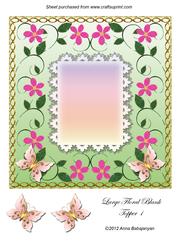 Large Floral Blank Topper 1