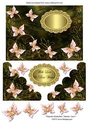 Peaceful Butterflies Stacker Card 1