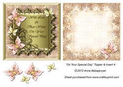 On Your Special Day Topper & Insert 4