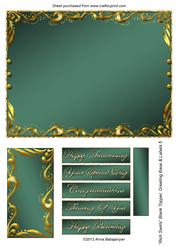 Rich Swirls Blank Topper, Greeting Base & Labels 5