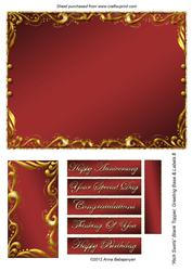 Rich Swirls Blank Topper, Greeting Base & Labels 8