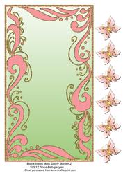 Blank Insert with Swirly Border 2