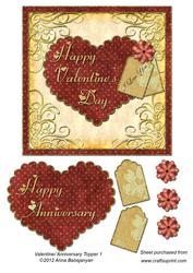 Valentine/ Anniversary Topper 1