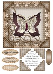 New Beginning Various Occasions Butterfly Topper 4