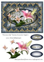 Precious Lily Various Occasions Topper 1