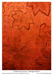 Embossed Leaves Background 8