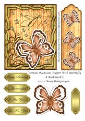 Various Occasions Topper with Butterfly & Bookmark 5