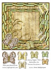 Fancy Topper with Butterflies for Various Occasions 1
