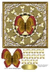 Butterfly Mandala Large Topper 6