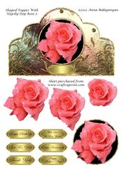 Shaped Topper with Step-by-step Rose 5