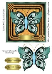 Grace Butterfly Topper 10