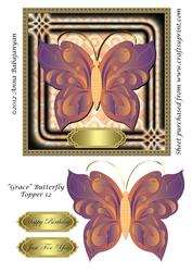 Grace Butterfly Topper 12