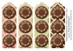 Baked Bookmarks with Cookies Set 2