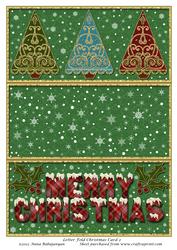 Letter Fold Christmas Card 2