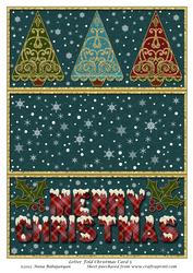 Letter Fold Christmas Card 5