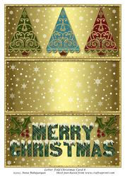 Letter Fold Christmas Card 8