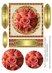Roses Various Occasions Pyramid Topper