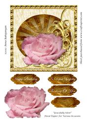 Gracefully Silent Floral Topper for Various Occasions