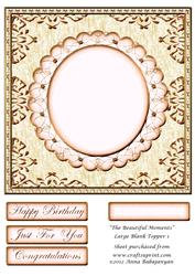 The Beautiful Moments Large Blank Topper 1