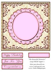 The Beautiful Moments Large Blank Topper 5