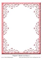Elegant Blank Card Base 2