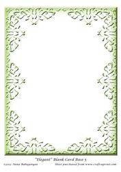 Elegant Blank Card Base 5