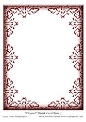 Elegant Blank Card Base 7