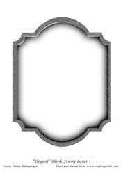 Elegant Blank Frame Layer 1