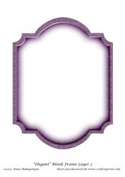 Elegant Blank Frame Layer 3