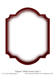 Elegant Blank Frame Layer 7