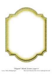 Elegant Blank Frame Layer 8