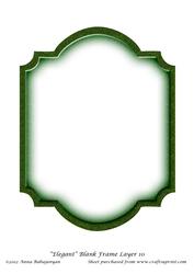 Elegant Blank Frame Layer 10