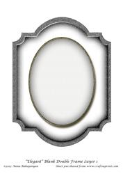 Elegant Blank Double Frame Layer 1