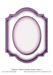 Elegant Blank Double Frame Layer 3
