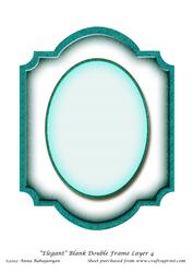 Elegant Blank Double Frame Layer 4