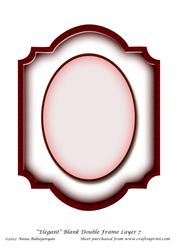 Elegant Blank Double Frame Layer 7