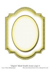 Elegant Blank Double Frame Layer 8