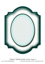 Elegant Blank Double Frame Layer 9