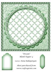 Dream Blank Topper 4