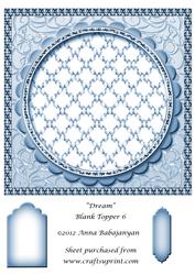 Dream Blank Topper 6