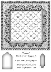 Dream Blank Square Topper 8