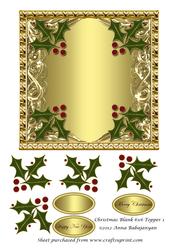 Christmas Blank 6x6 Topper 1
