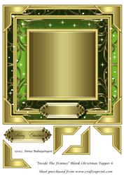 Inside the Frames Blank Christmas Topper 6