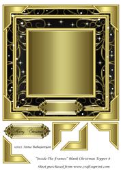Inside the Frames Blank Christmas Topper 8