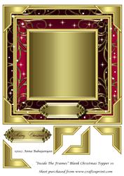 Inside the Frames Blank Christmas Topper 10