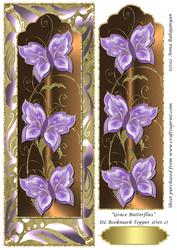 Grace Butterflies Dl Bookmark Topper 3 (set 2)