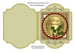 Beautiful Shaped Christmas Card 8