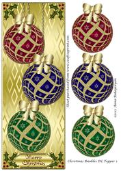 Image of cup221252_96 - Christmas Baubles Dl Topper 1